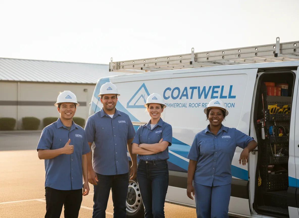 Commercial roof coating company in Clyde, NY